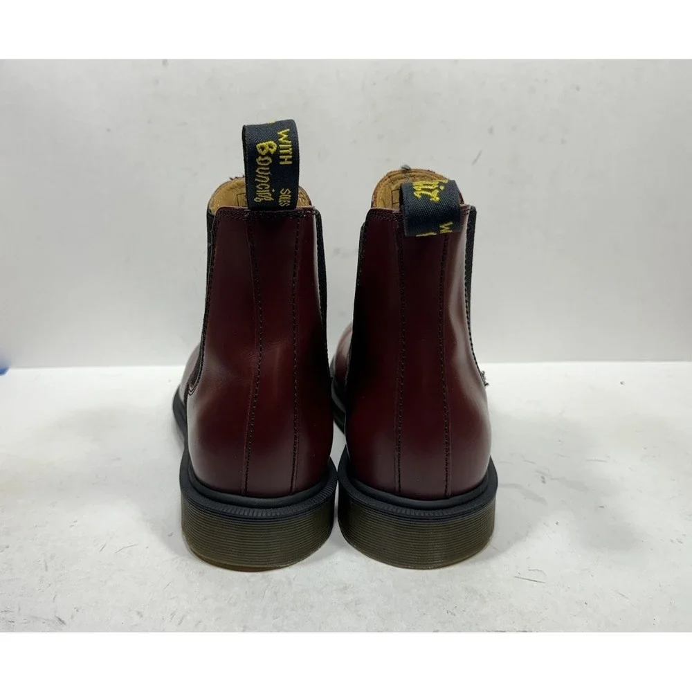 Doc Dr.‎ Martens 2976 Chelsea Boots Mens Size 13 Red Leather Ankle